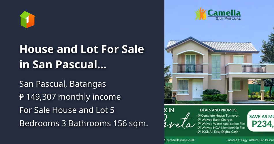 House and Lot For Sale in San Pascual Batangas [House and Lot 🏘️