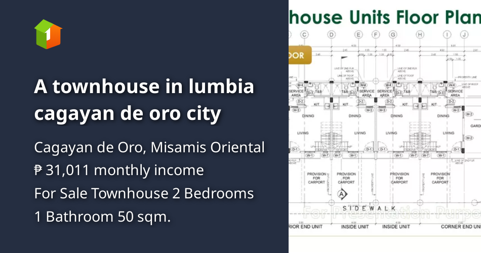 A townhouse in lumbia cagayan de oro city [House and Lot 🏘️] (June 2023