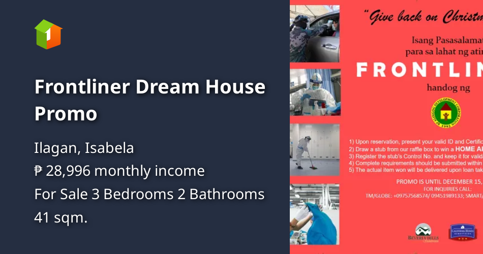 Frontliner Dream House Promo [House and Lot 🏘️] (October 2021) in