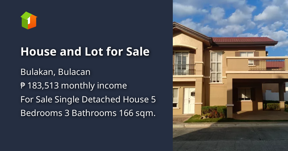 House and Lot for Sale [House and Lot 🏘️] (August 2022) in Bulakan