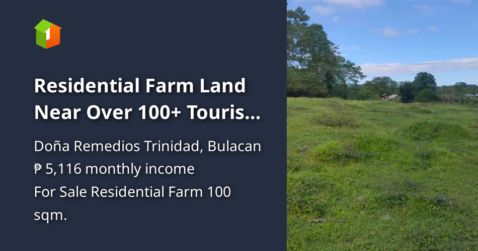 Residential Farm Land Near Over 100+ Tourist Destination in Bulacan