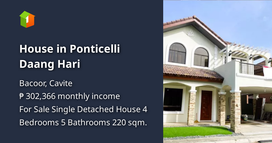 House in Ponticelli Daang Hari [House and Lot 🏘️] (December 2021) in