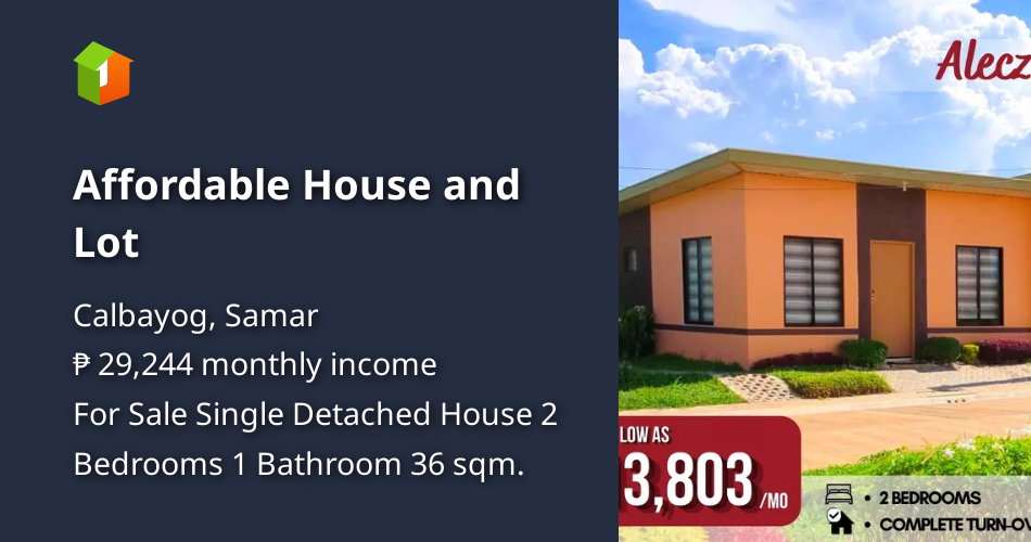 Affordable House and Lot [House and Lot 🏘️] (October 2021) in Calbayog