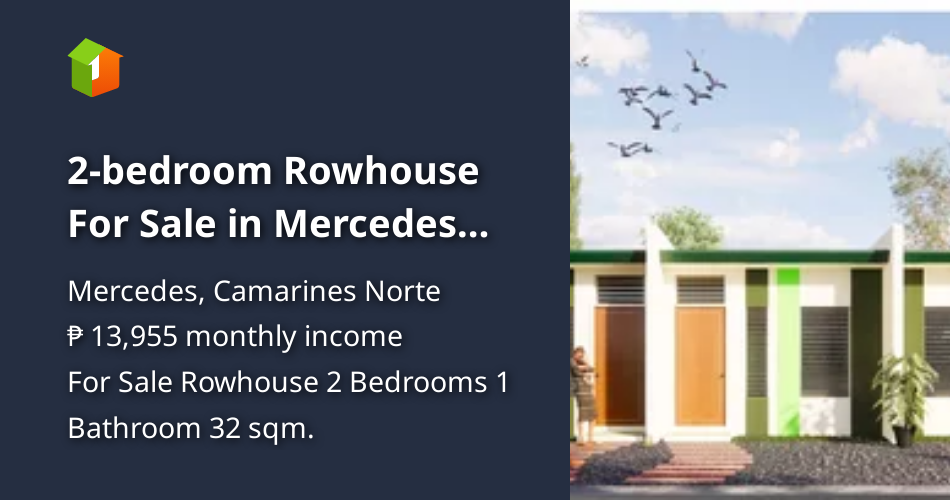 2bedroom Rowhouse For Sale in Mercedes Camarines Norte [House and Lot