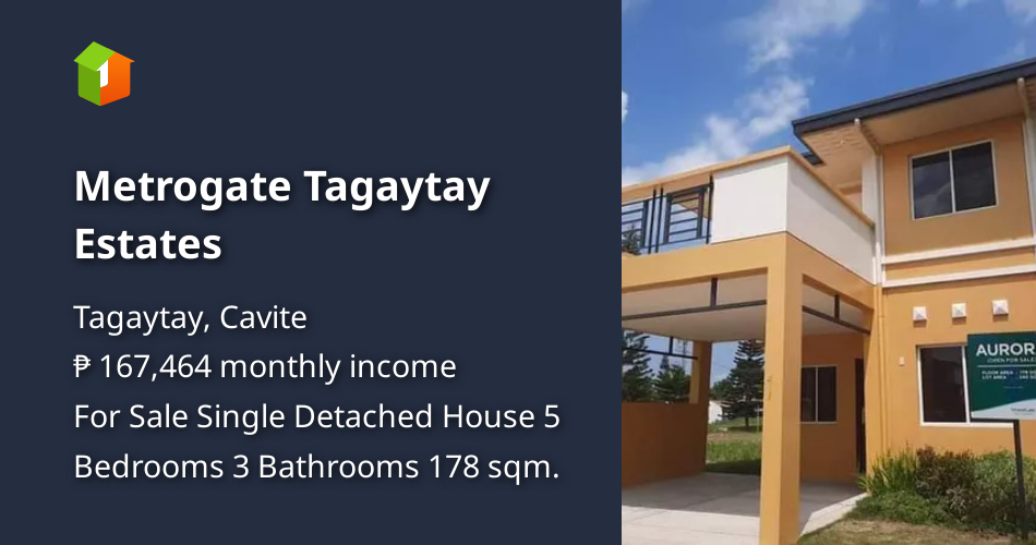 Metrogate Tagaytay Estates [House and Lot 🏘️] (November 2021) in