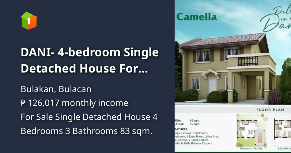 DANI 4bedroom Single Detached House For Sale in Bulakan Bulacan