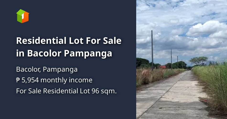 Residential Lot For Sale in Bacolor Pampanga [Lots 🚜] (September 2024