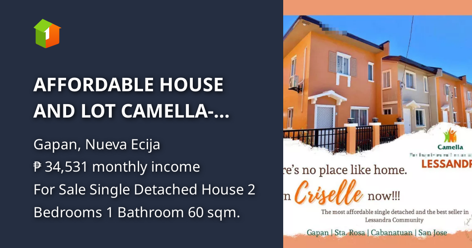 AFFORDABLE HOUSE AND LOT CAMELLACRISELLE [House and Lot 🏘️] (May 2024