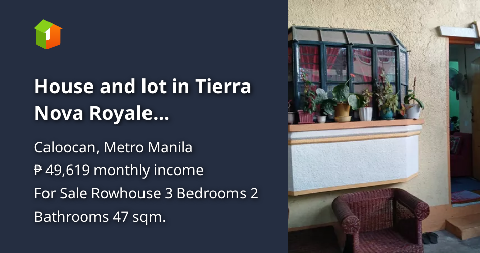 House and lot in Tierra Nova Royale Bagumbong Caloocan [House and Lot 🏘
