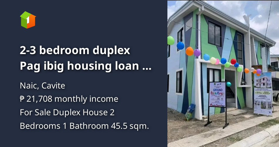 23 bedroom duplex Pag ibig housing loan at Pagsibol Naic cavite [House