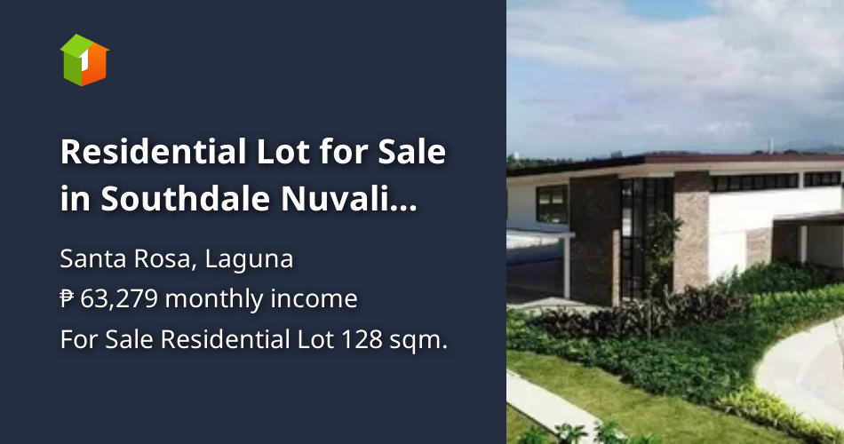 Residential Lot for Sale in Southdale Nuvali near Miriam College [Lot 🚜