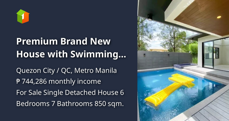 Premium Brand New House with Swimming Pool in Quezon City (QC) [House
