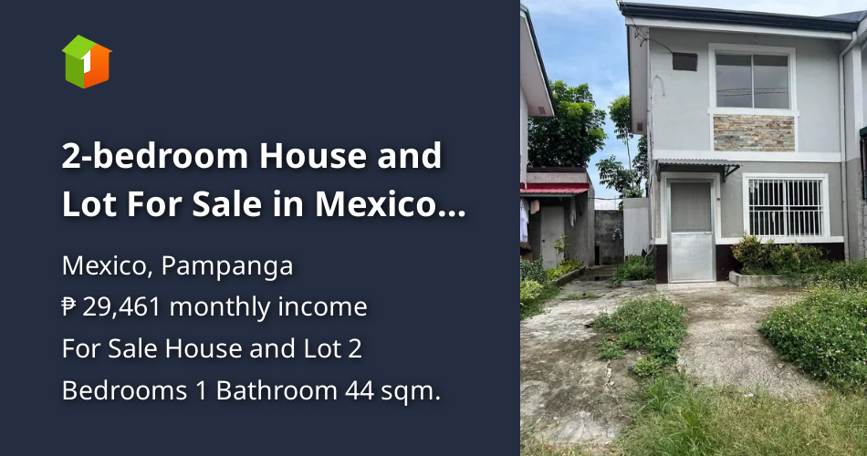 2bedroom House and Lot For Sale in Mexico Pampanga [House and Lot 🏘️