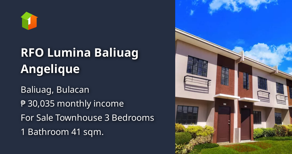 Rfo Lumina Baliuag Angelique House And Lot 🏘️ December 2022 In