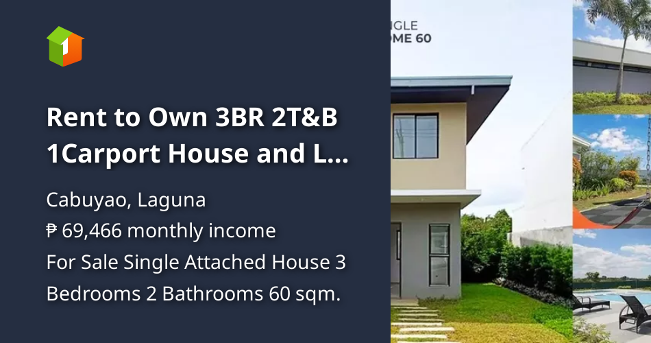 Rent to Own 3BR 2T&B 1Carport House and Lot for Sale Amaia Scapes ...
