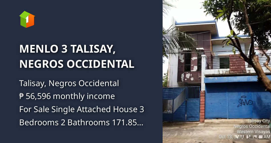 MENLO 3 TALISAY, NEGROS OCCIDENTAL [Houses and Lots 🏘️] (October 2024