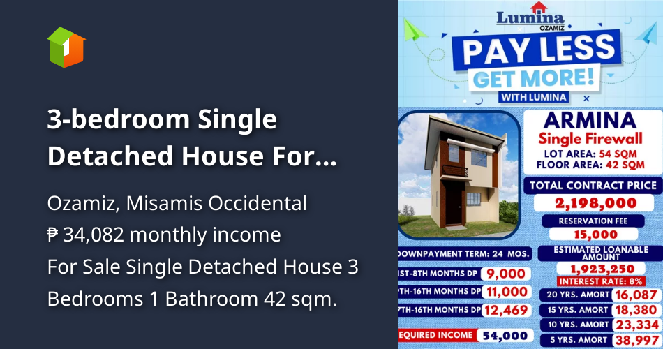 3bedroom Single Detached House For Sale in Ozamiz Misamis Occidental