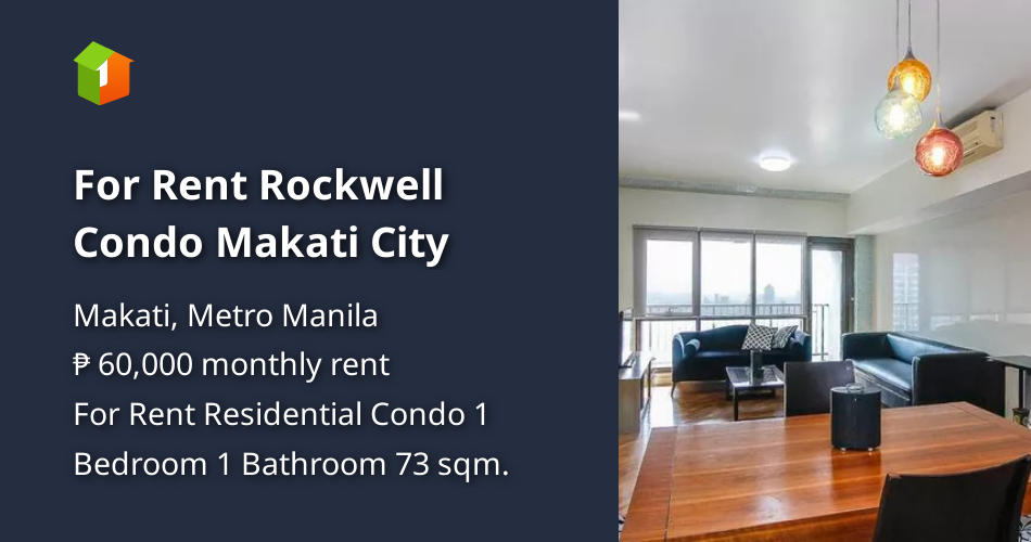 For Rent Rockwell Condo Makati City [Condo 🏙️] (October 2023) in Makati