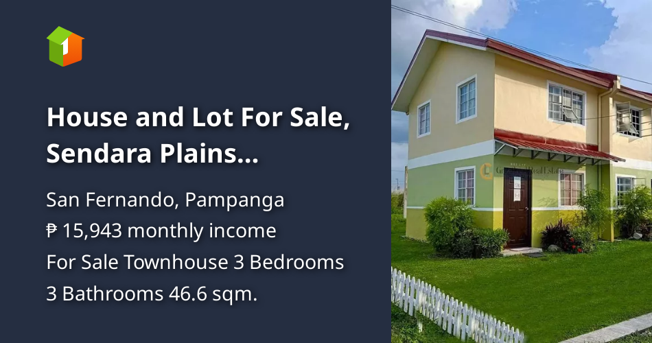 House and Lot For Sale, Sendara Plains Subdivision Baliti Panipuan