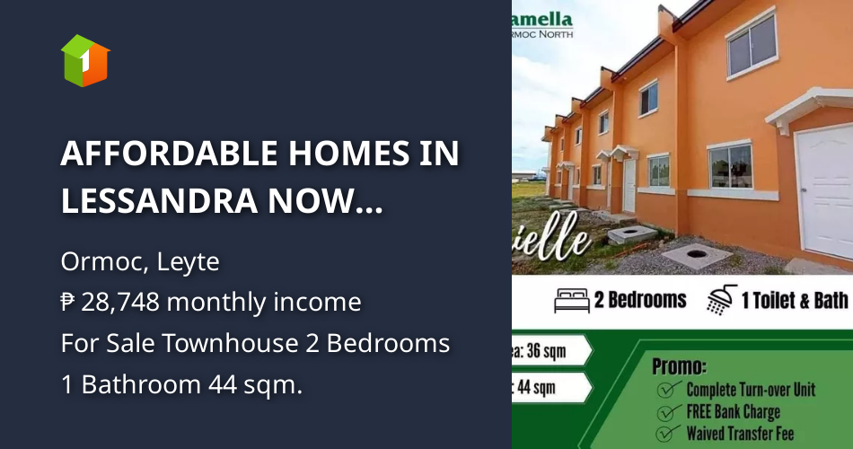 AFFORDABLE HOMES IN LESSANDRA NOW AVAILABLE IN ORMOC LEYTE [House and