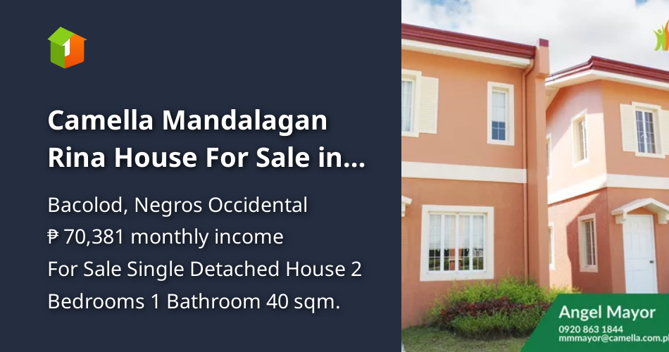 Camella Mandalagan Rina House For Sale in Bacolod City [House and Lot 🏘