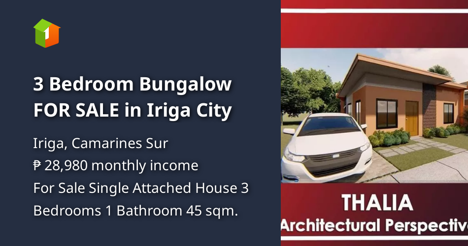 3 Bedroom Bungalow FOR SALE in Iriga City [House and Lot 🏘️] (July 2021