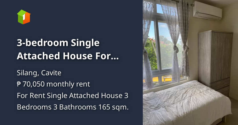 3bedroom Single Attached House For Rent in Silang Cavite [House and