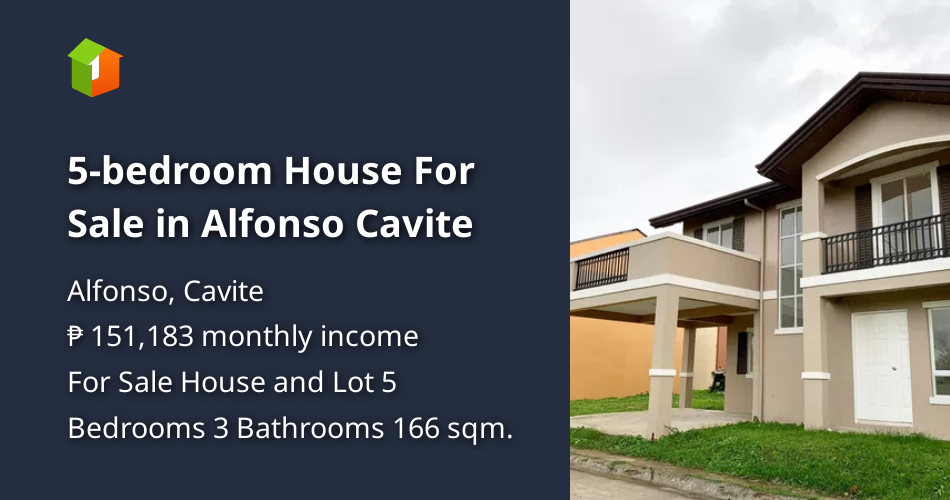 5bedroom House For Sale in Alfonso Cavite [House and Lot 🏘️] (July