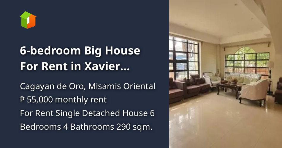 6bedroom Big House For Rent in Xavier Estates, Cagayan de Oro [House