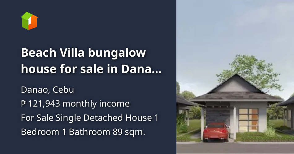 Beach Villa bungalow house for sale in Danao City Cebu [House and Lot 🏘️] (July 2024) in Danao