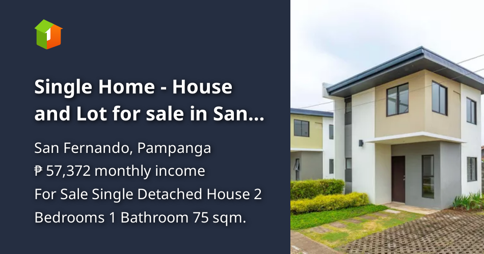 Single Home House and Lot for sale in San Fernando / Mexico Pampanga