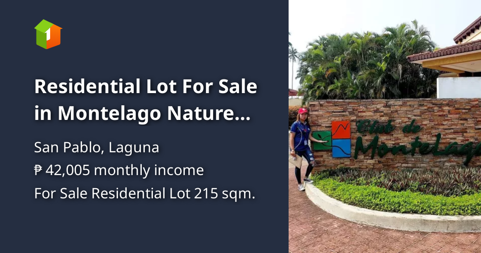 Residential Lot For Sale in Montelago Nature Estates San Pablo Laguna