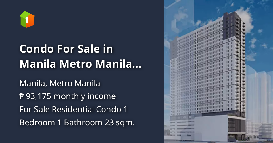 Condo For Sale in Manila Metro Manila Near La Salle Taft [Condo 🏙️