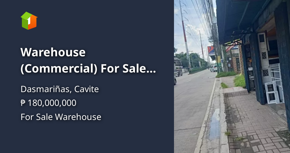 Warehouse For Sale in Dasmarinas Cavite
