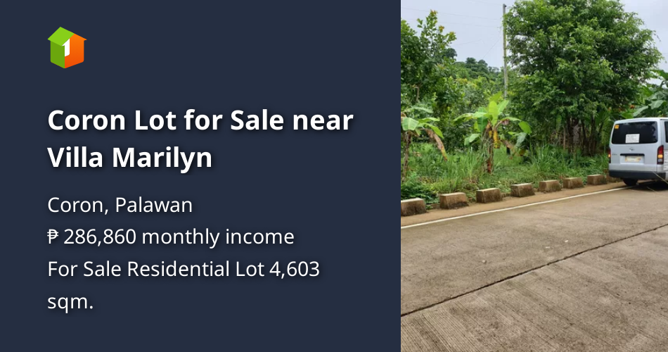 Coron Lot for Sale near Villa Marilyn [Lot 🚜] (May 2024) in Coron
