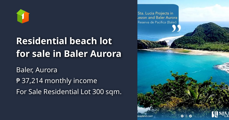 Residential beach lot for sale in Baler Aurora [Lot 🚜] (August 2024) in
