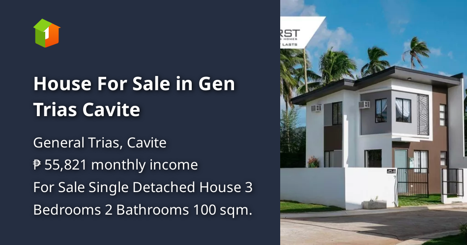House For Sale in Gen Trias Cavite [House and Lot 🏘️] (October 2022) in