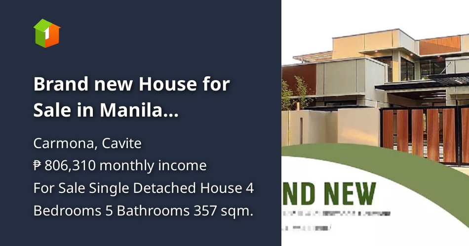 Brand new House for Sale in Manila Southwoods Carmona Cavite [House and