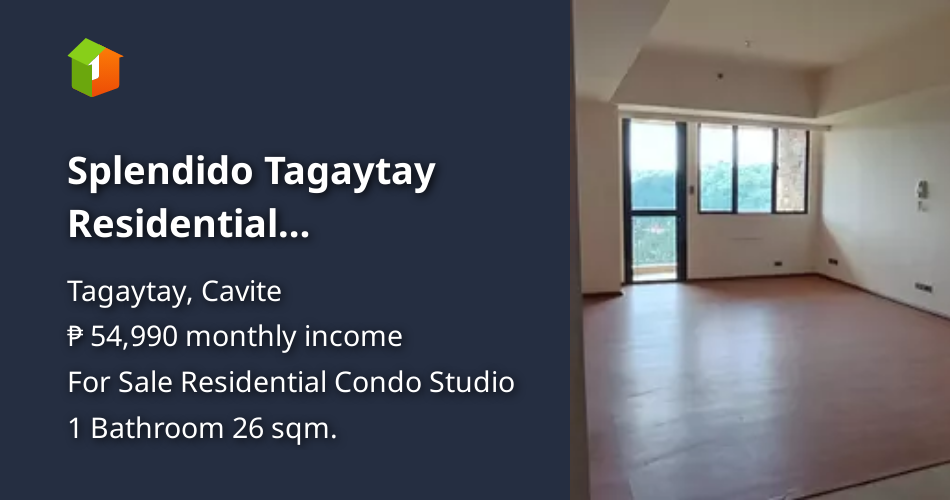 Splendido Tagaytay Residential Condominium Units Ready for Occupancy