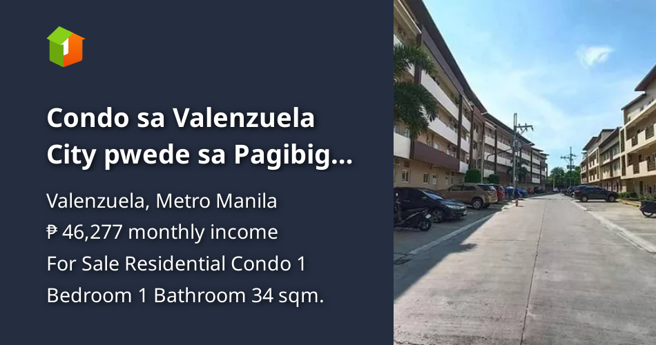 Condo sa Valenzuela City pwede sa Pagibig accessible in Fatima [Condo 🏙