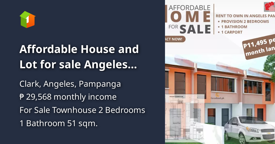 Affordable House and Lot for sale Angeles Pampanga [House and Lot 🏘️