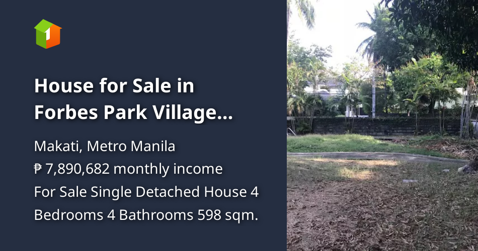 House for Sale in Forbes Park Village Makati City [House and Lot 🏘️