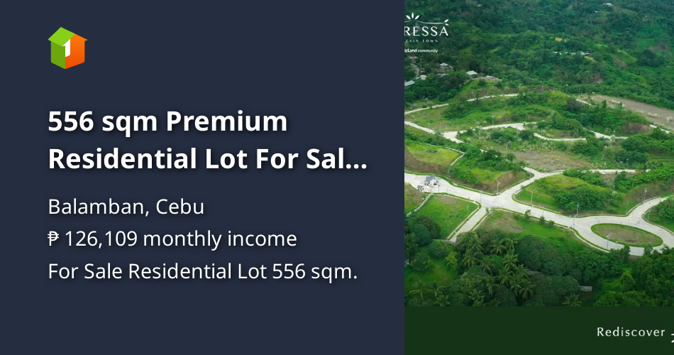 556 sqm Premium Residential Lot For Sale in Balamban Cebu [Lot 🚜
