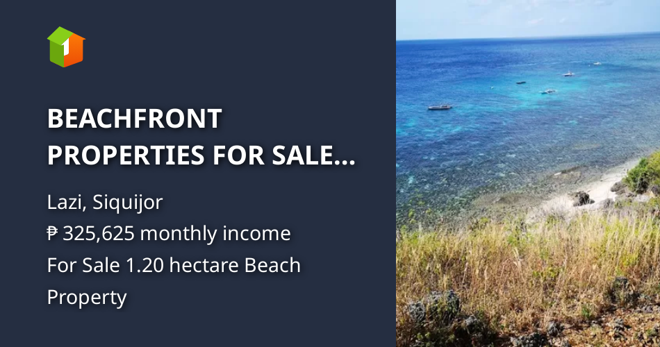 BEACHFRONT PROPERTIES FOR SALE IN LAZI SIQUIJOR PHILIPPINES [Beach