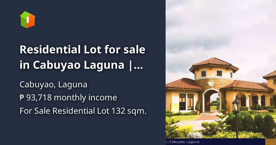 Residential Lot for sale in Cabuyao Laguna Fortezza [Lot 🚜] (August