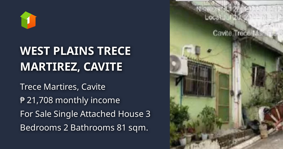WEST PLAINS TRECE MARTIREZ, CAVITE [House and Lot 🏘️] (December 2023