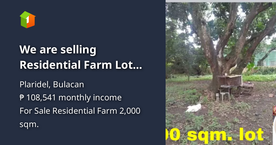We are selling Residential Farm Lot here in Plaridel, Bulacan [Lot 🚜