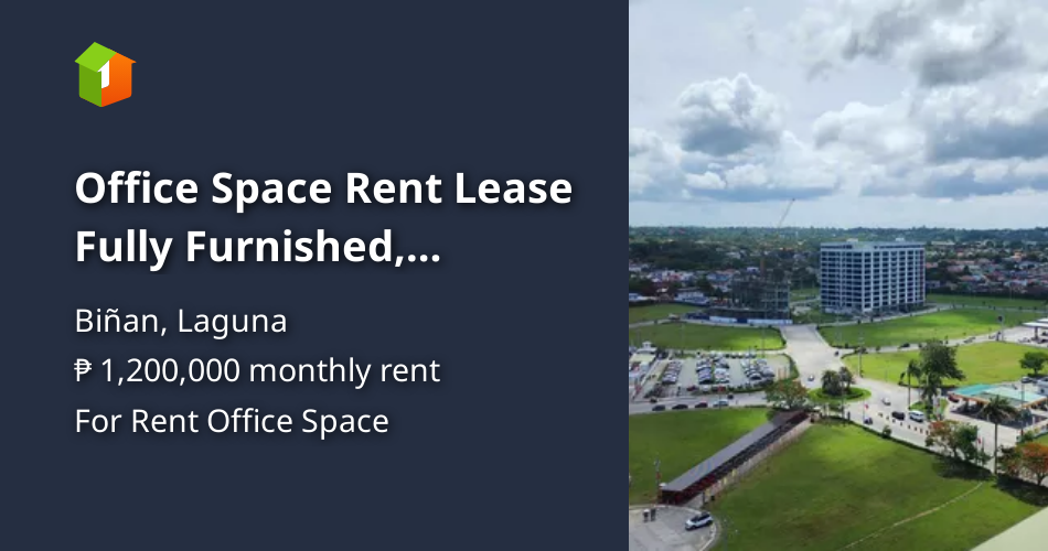 Office Space Rent Lease Fully Furnished, Southwoods Binan Laguna 2000