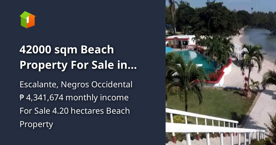 42000 sqm Beach Property For Sale in Escalante Negros Occidental [Beach