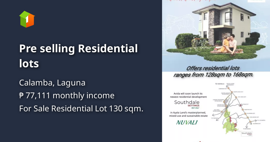 Pre selling Residential lots [Lot 🚜] (December 2022) in Calamba, Laguna